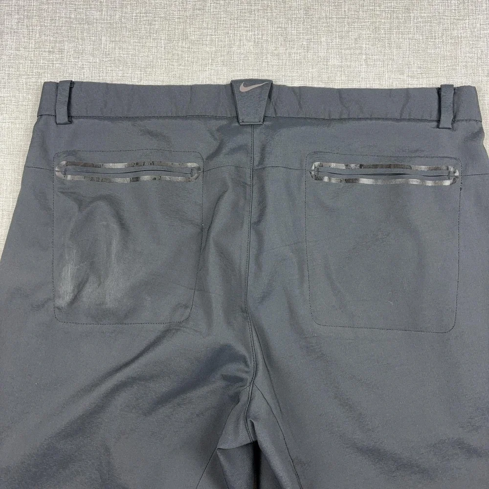 Nike Golf Pants Mens 36x32 Gray Dri-FIT Tour Performance Stretch 509737-010